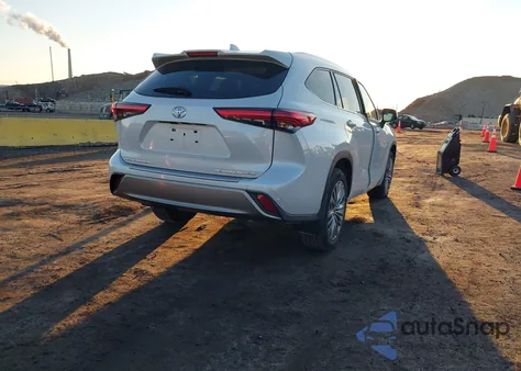 2022 Toyota Highlander Platinum from USA, damaged, VIN 5TDFZRBH6NS169211